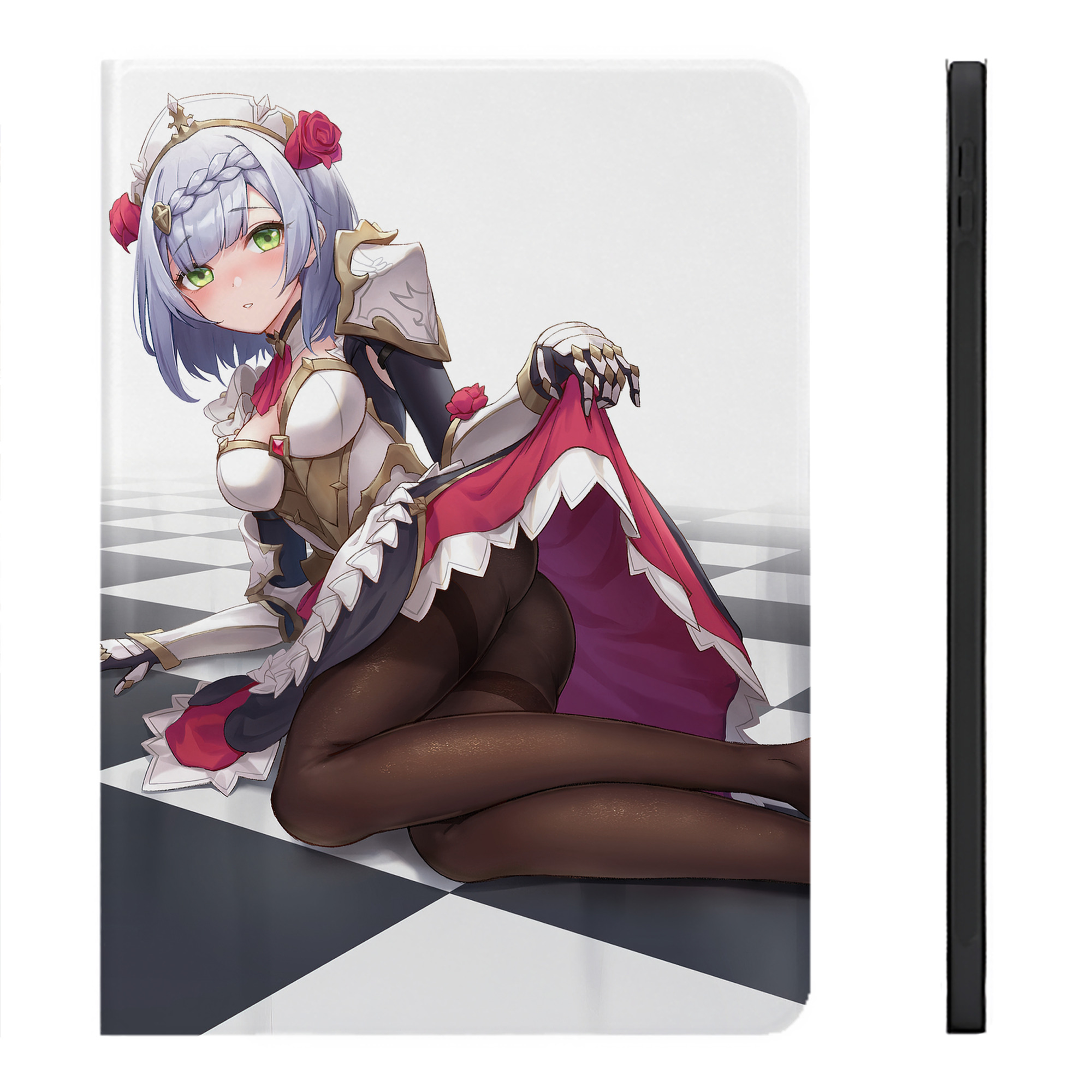 げんし神 genshin IPadケース ペンホルダー付き ブックスタイルデザイン